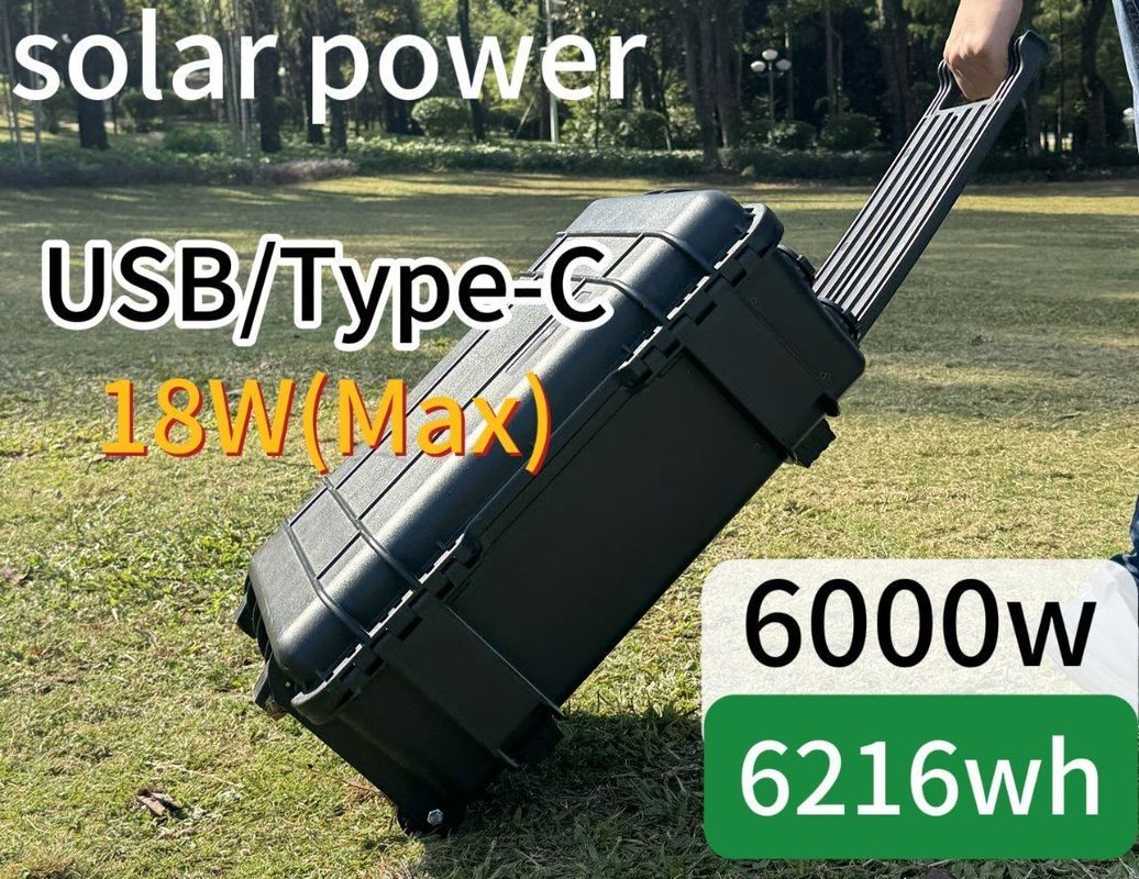 Estación eléctrica portátil de 6000 W con generador La solución definitiva para las actividades al aire libre