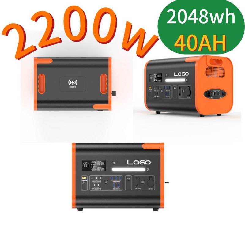 2200W-2400W Generador solar para acampar / hogar Su solución de energía definitiva para cualquier aventura