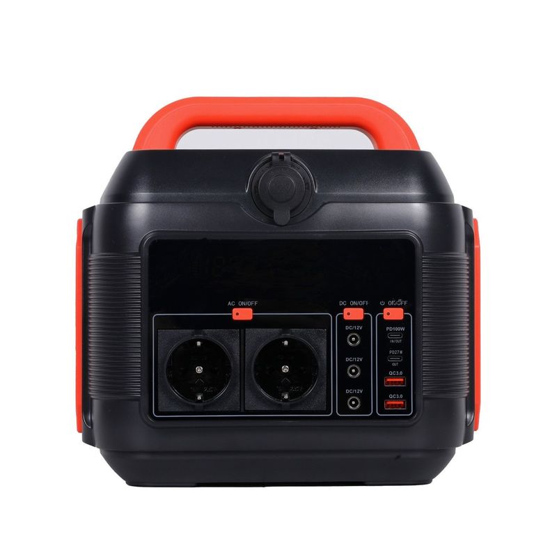 Generador solar portátil con salida y función de protección de corriente continua de 12V-13V/10A 600W/576wh