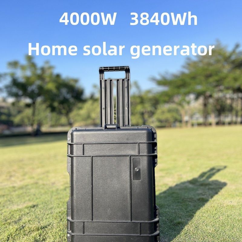 Almacenamiento de energía al aire libre Batería LiFePO4 4000W Panel solar portátil Estación de energía de campamento