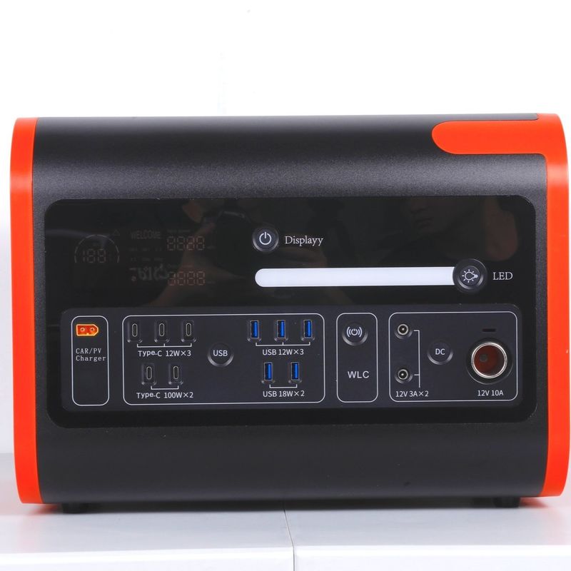 51.52V/40ah LiFePO4 Batería Estación de energía portátil para acampar al aire libre 3500W Salida
