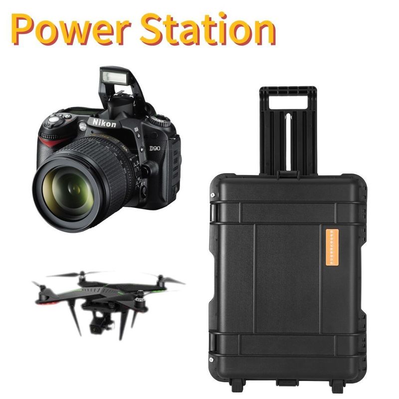Estación de energía solar portátil Uav 3000W 62.5ah Generador de emergencia con 6s Quick Fire