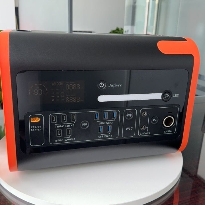 Estación eléctrica de emergencia exterior de gran capacidad 2200W 2048wh 40ah con USB 12W*3/18W*2