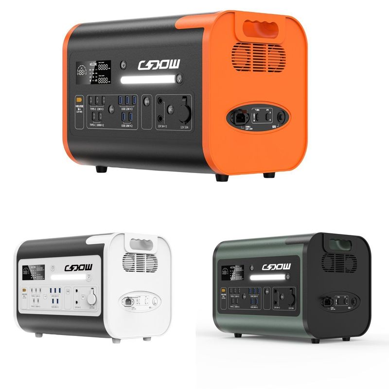 CE Un38.3 MSDS Certificado 1000W 2000W 2200W Estación de energía portátil para interiores y exteriores