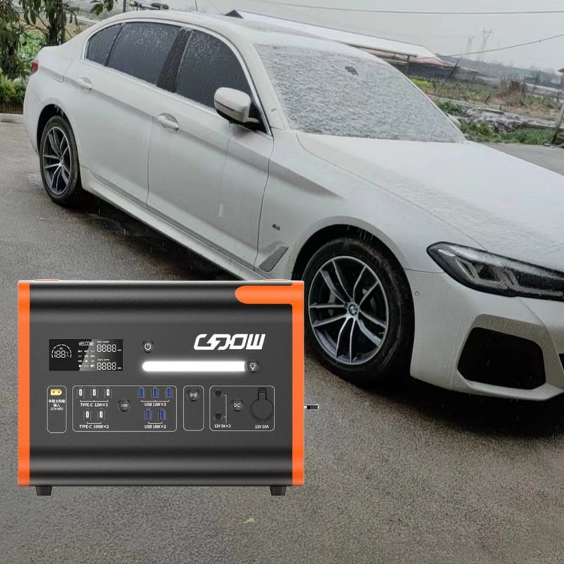 Carga inalámbrica 15W CE Un38.3 MSDS Certificado 2200W Estación de energía portátil para emergencias