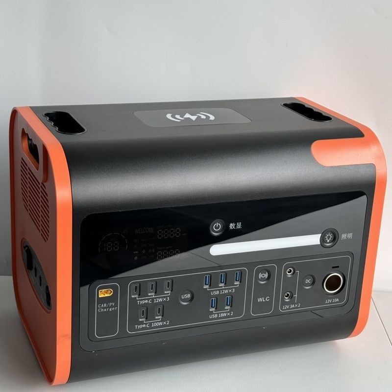 Venda una central eléctrica portátil de batería de litio de alta capacidad de 2200W para carga rápida
