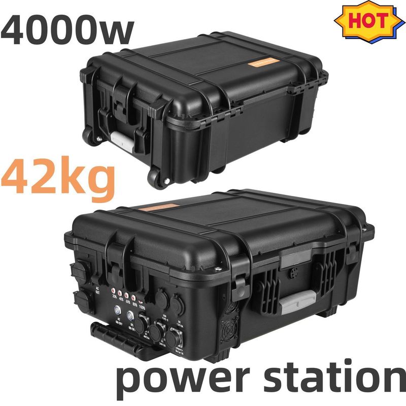 4000W/80ah Pure Positive Wave Camping Estación de energía de carga solar portátil por LiFePO4