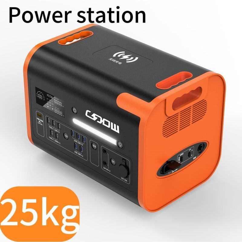 2200W AC DC Tipo C Batería de respaldo de energía de emergencia Estación de energía portátil personalizable