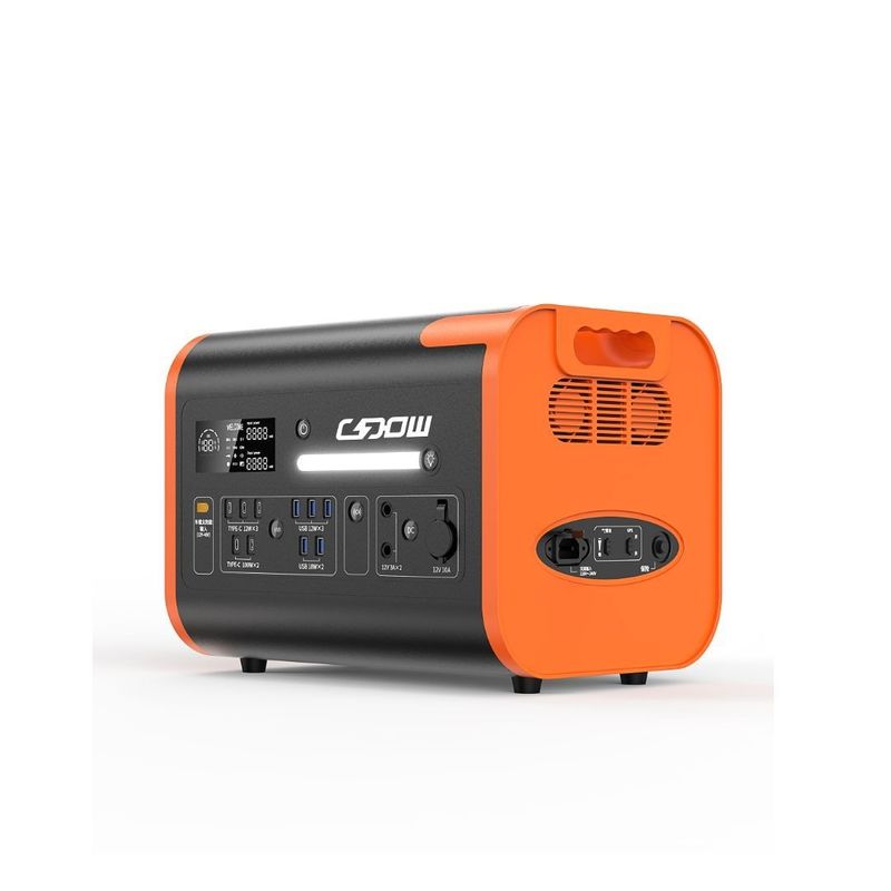 2200W2048wh/40ah Estación de energía solar portátil para Estados Unidos Camping familiar al aire libre