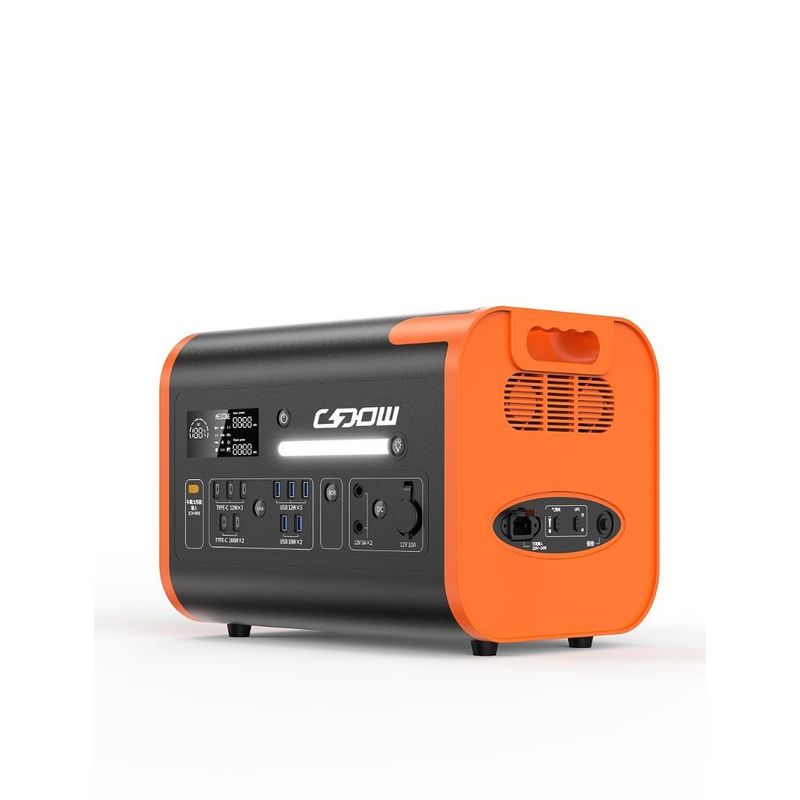 1800W/2200W Potencia de salida Panel solar Energía de emergencia para necesidades exteriores y domésticas