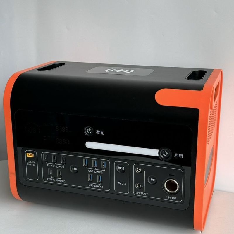 Fuente de alimentación de almacenamiento de energía de litio portátil para viajes con batería de 51.52V40ah 3.22V*16s
