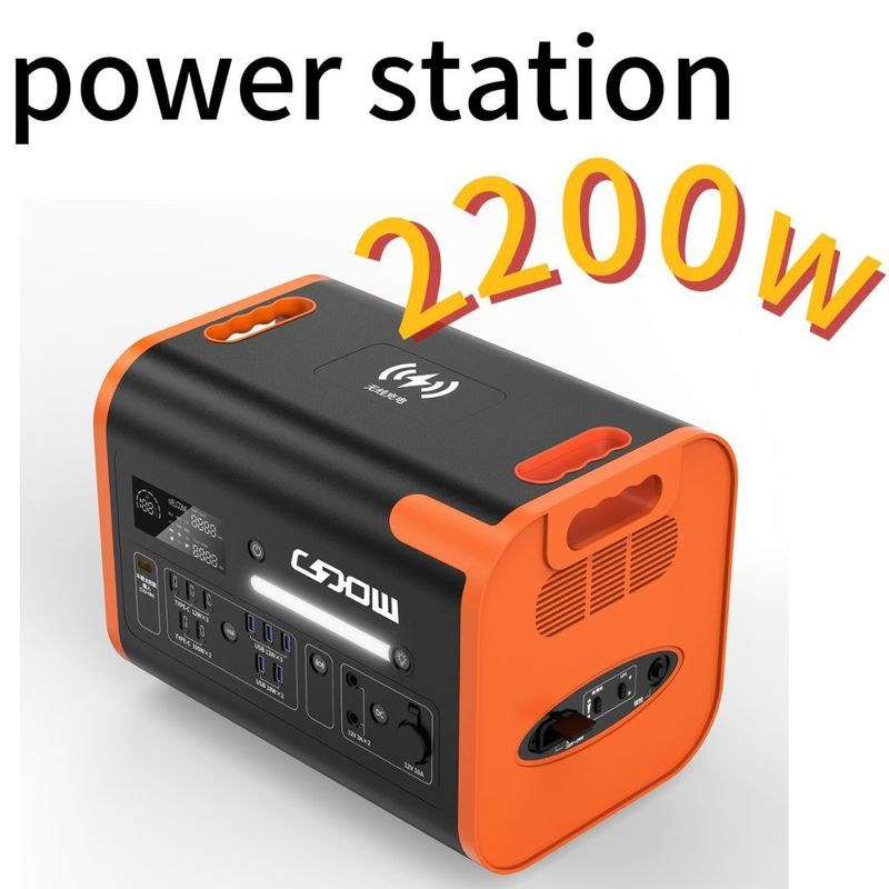 Capacidad restante 80% 5%-95%Dod Central eléctrica portátil para camping al aire libre