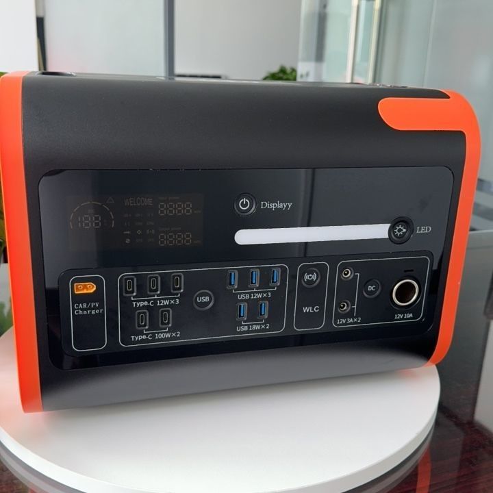 Tipo C 3*18W/2*100W Fuente de alimentación de almacenamiento de energía solar para soluciones de energía exterior