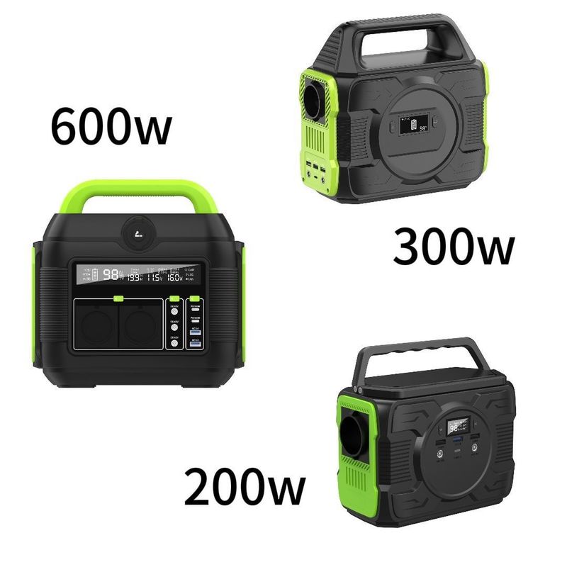 Estación eléctrica portátil para uso doméstico al aire libre de diseño simple con salida tipo C Pd100W Pd27W