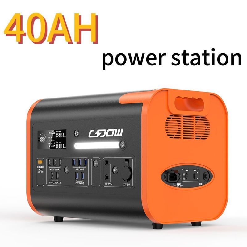 2200W/40ah Estación de energía portátil de apoyo de paneles solares de carga para energía al aire libre fácil