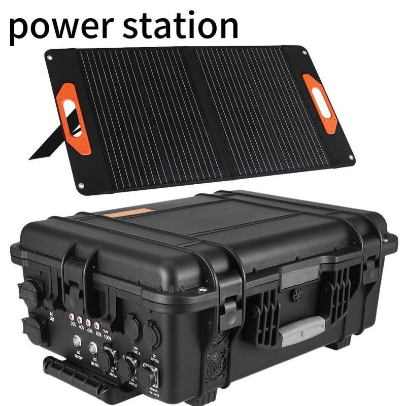 Generador de paneles solares de 4000W de potencia de salida para casas y campamentos al aire libre