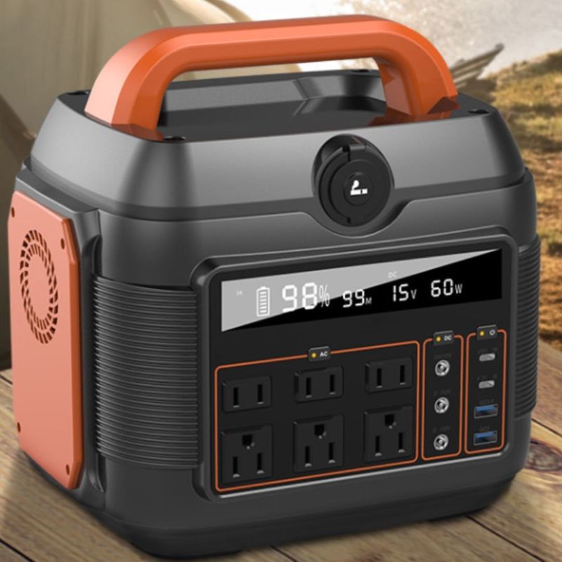220V 50Hz/110V 60Hz AC Salida 6 Kg/576 Wh/600 W/300 W/5000 W Estación de energía portátil