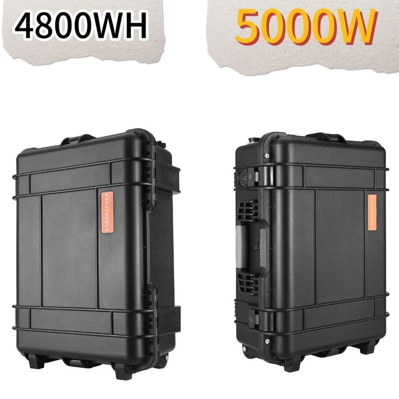 Estación de generación de energía solar LiFePO4 de 4000W/220-240V CA para actividades domésticas al aire libre