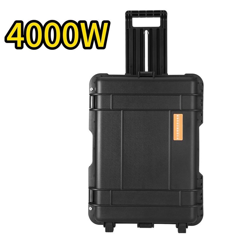 Generador solar de batería de litio de gran capacidad de 4000W perfecto para el hogar RV y al aire libre