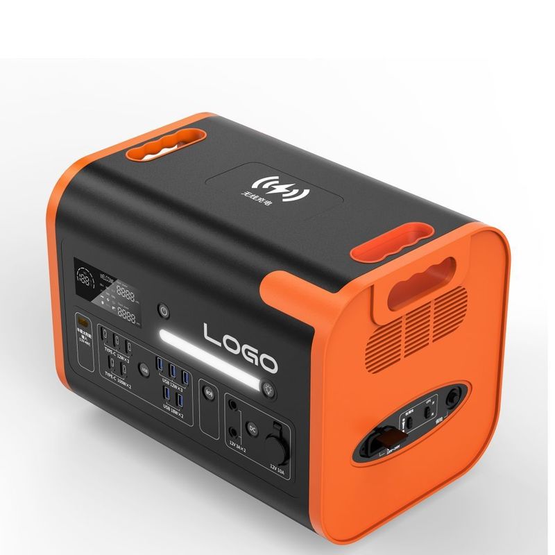 40ah/2200W Cargador Batería de litio incorporada Vida útil Po4 Generador solar Central eléctrica