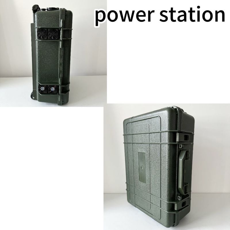 Estación eléctrica portátil de aventura al aire libre de gran capacidad de 6000W con marco medio ABS
