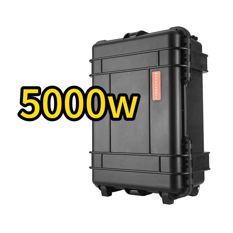 110V/230V5000W de potencia Estación de energía solar portátil para el hogar RV Banco de carga al aire libre