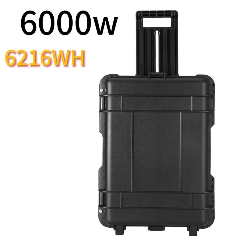 Fuente de alimentación de emergencia para el exterior para el hogar multifunción de 8000W de potencia máxima para Asia oriental