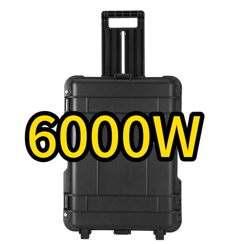 6000W portátil 6216wh Camping 230V Batería de litio hierro fosfato Estación de energía para la energía