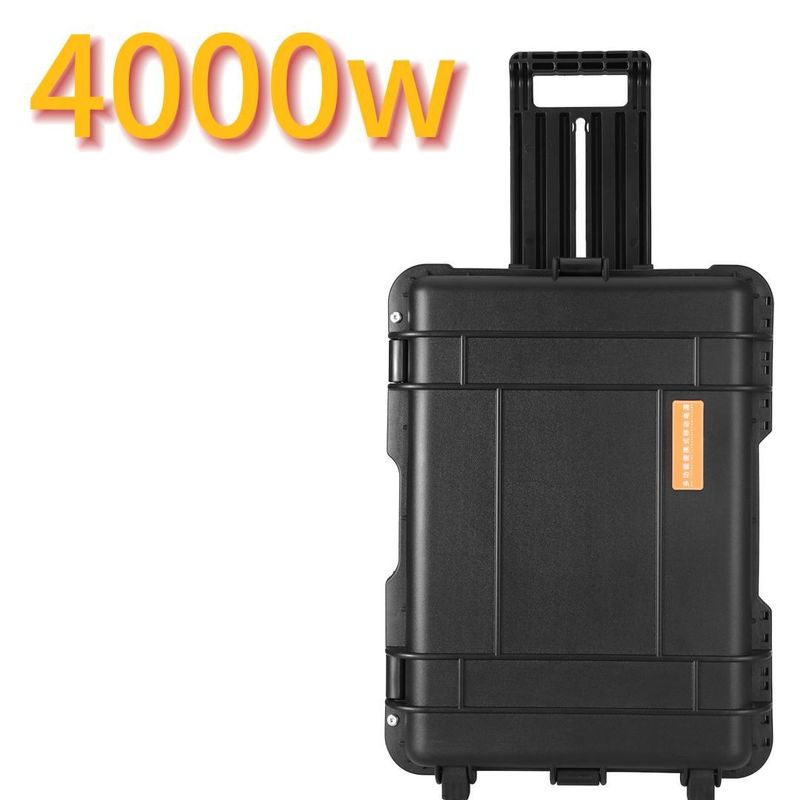 Fuente de alimentación de respaldo recargable de 4000W para el hogar al aire libre y la toma de salida de RV de todos los tipos
