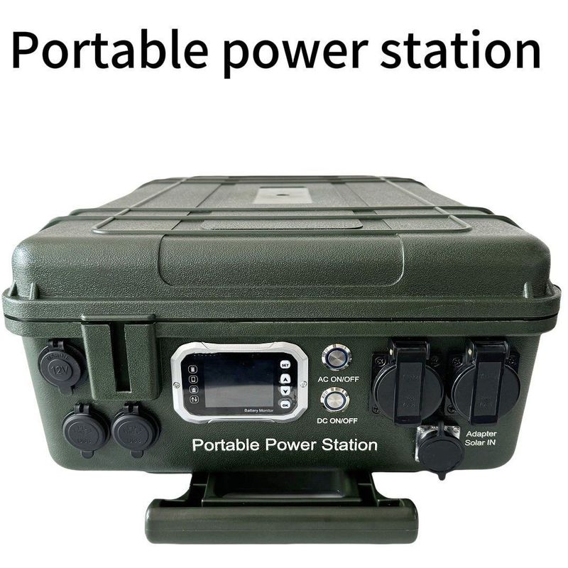 Generador de alimentación portátil de 3000W Pico 6000W Onda senoidal pura para emergencias de campamento