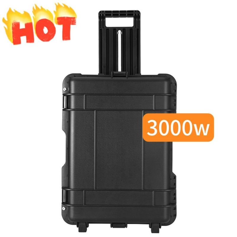 Generador portátil al aire libre de onda senoidal pura de 3000W para comunicación y campamento personalizables